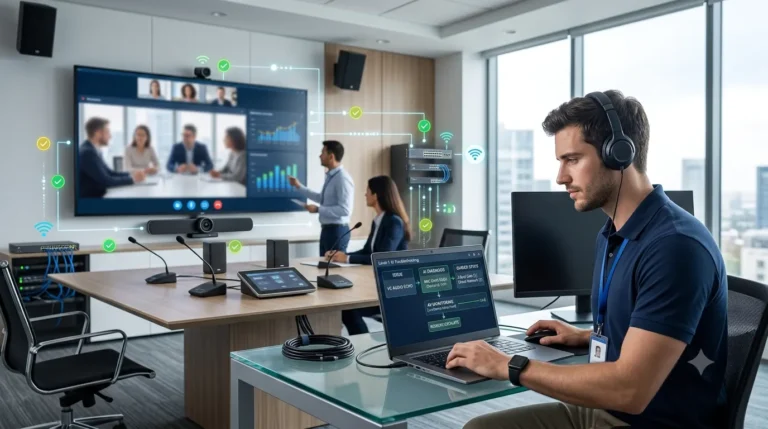 AI AV Troubleshooting Helpdesk: How Level-1 Support Can Resolve Common AV Issues